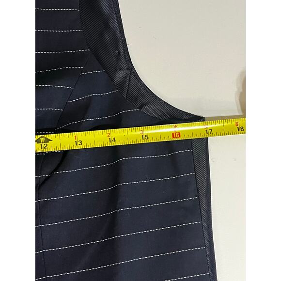 Banana Republic NWT Women’s Black & White Striped Vest, Size 8 - Picture 5 of 7